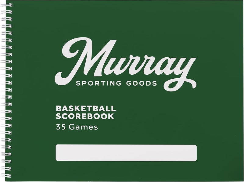 Murray Sporting Goods Classic Basketball Scorebook - 35 Games Green Score Keeper Book | Stat Tracker Scoresbook for Youth Basketball - Image 2